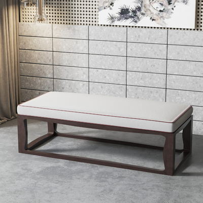  新中式沙发凳su模型 