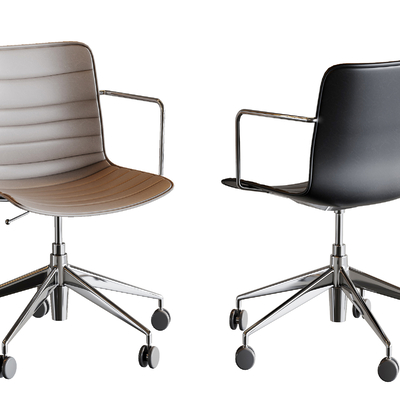  办公椅 职员椅 班前椅su模型 