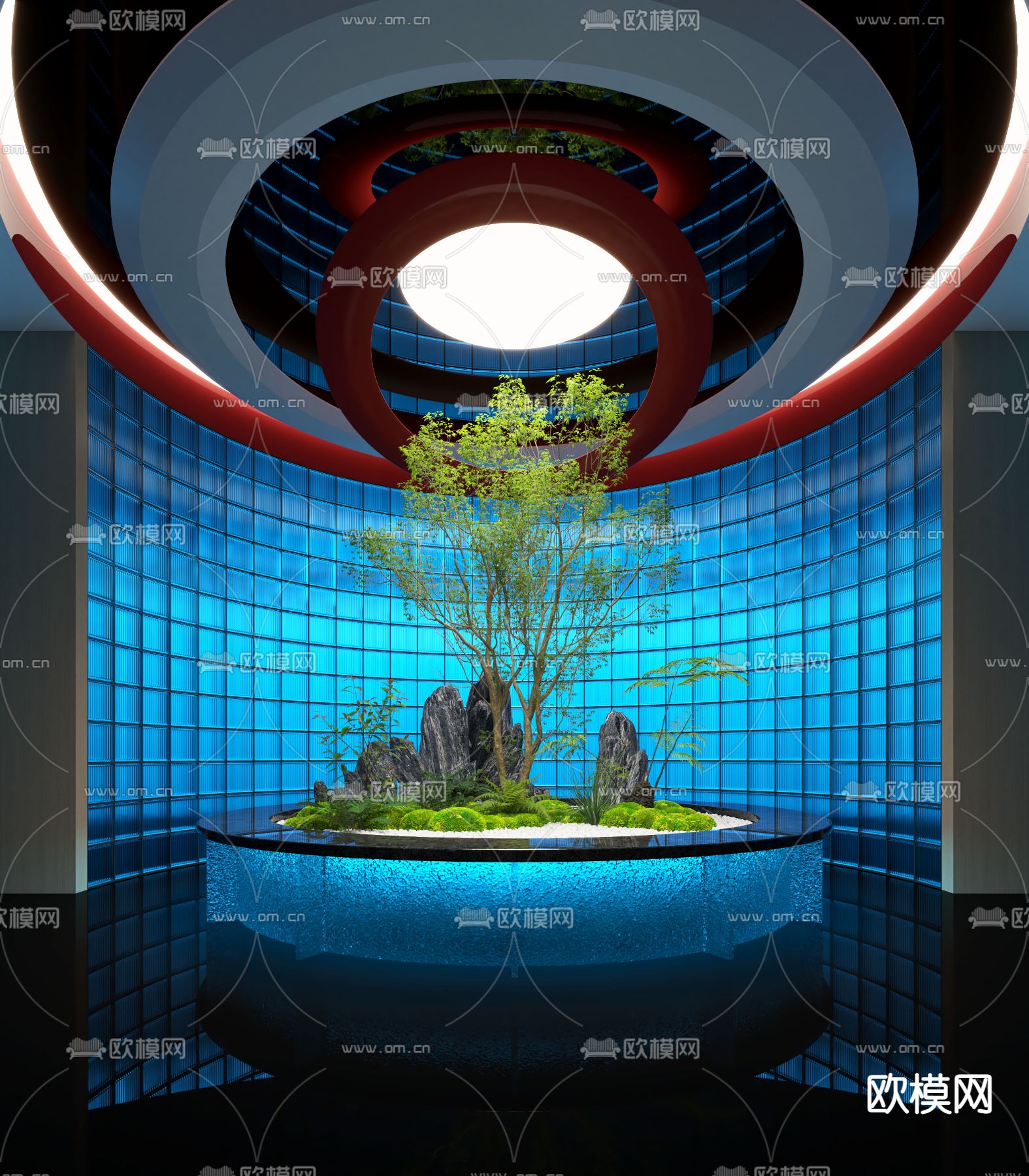 室内造景 景观小品3d模型下载_ID14058348_3dmax免费模型-欧模网