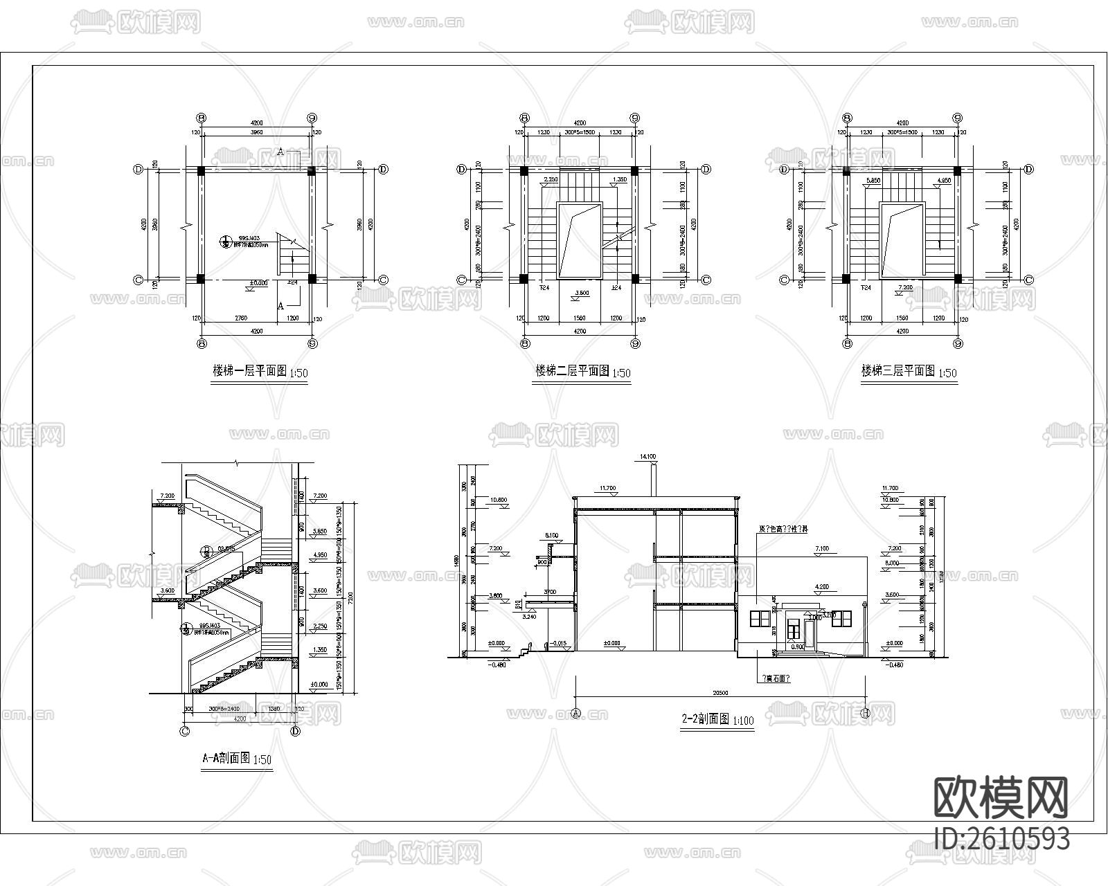 会所建筑CAD施工图下载（渲染图7）