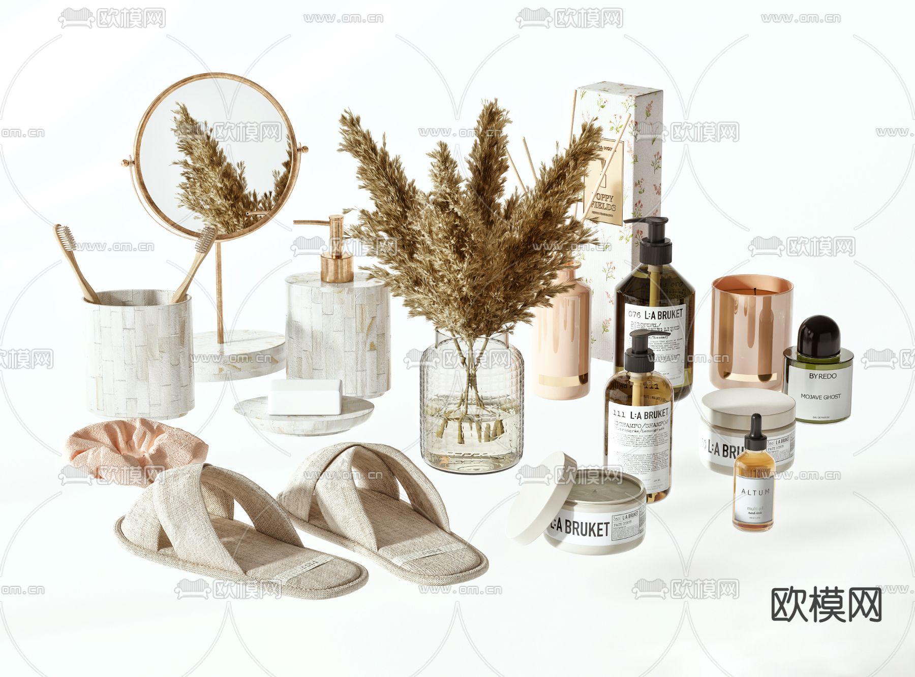 化妆品 洗涤用品 卫浴摆件3d模型下载