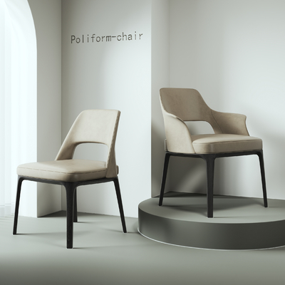  Poliform 椅子 餐椅su模型 
