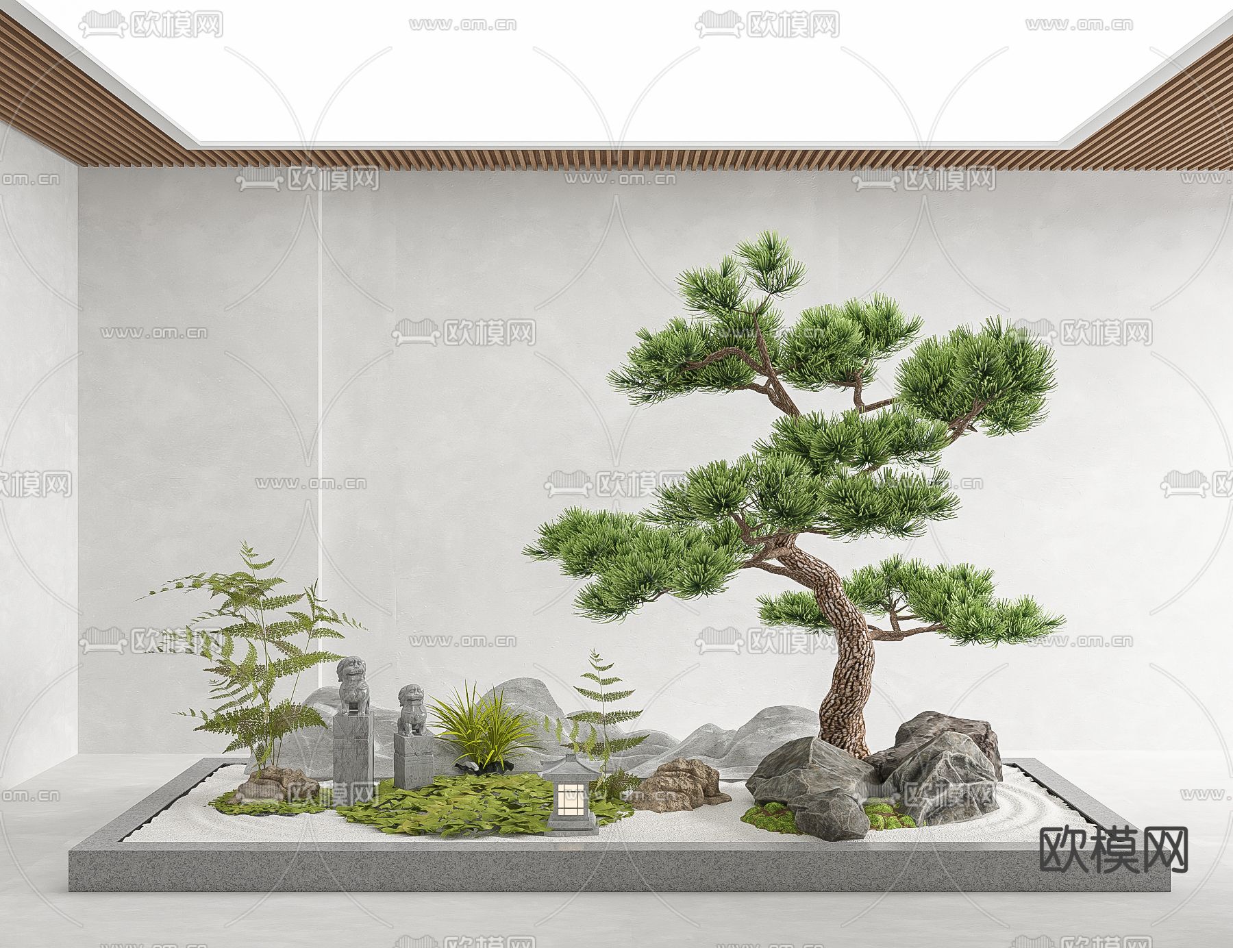 室内造景 庭院小品3d模型下载