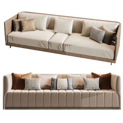  Poliform 多人沙发su模型 