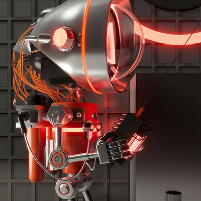  现代潮玩 雕塑su模型 