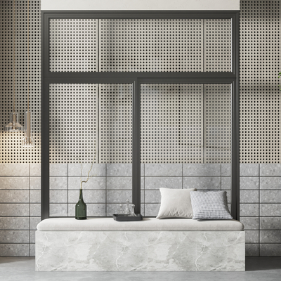  现代飘窗su模型 