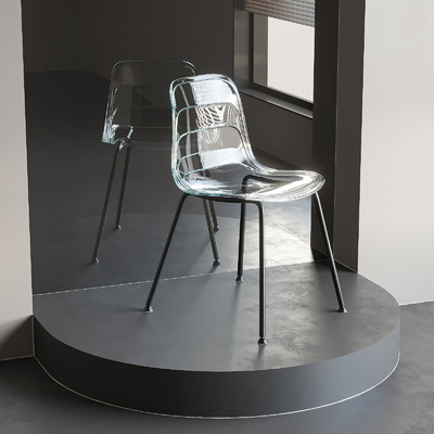 现代餐椅 单椅su模型