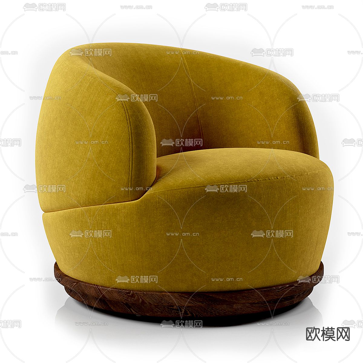 单人沙发 3d模型下载（渲染图3）