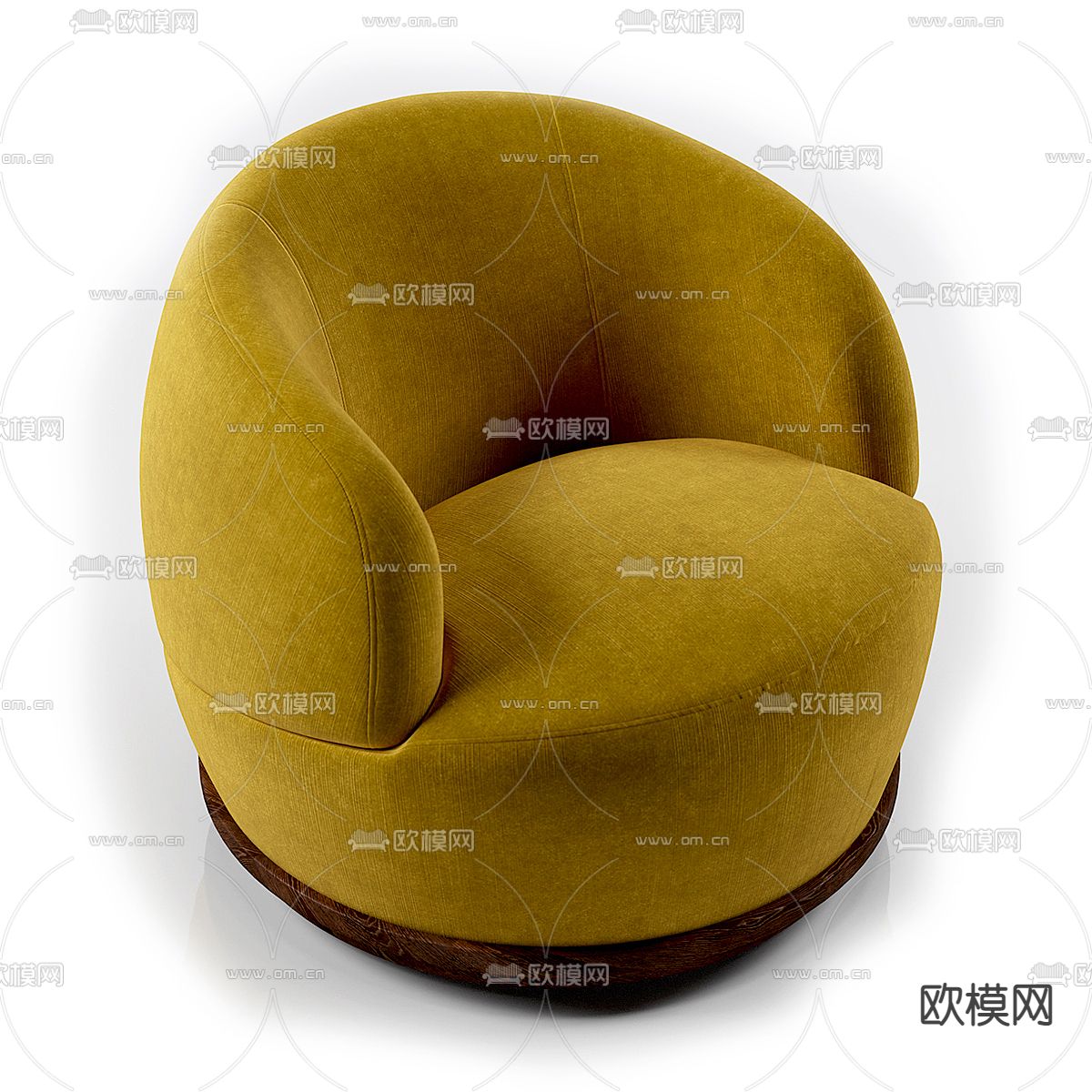 单人沙发 3d模型下载（渲染图2）