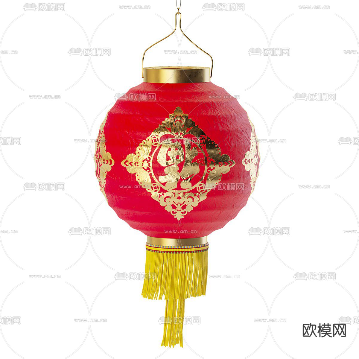 中式装饰灯 灯笼3d模型下载