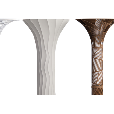  现代装饰柱 柱子 包柱子su模型 