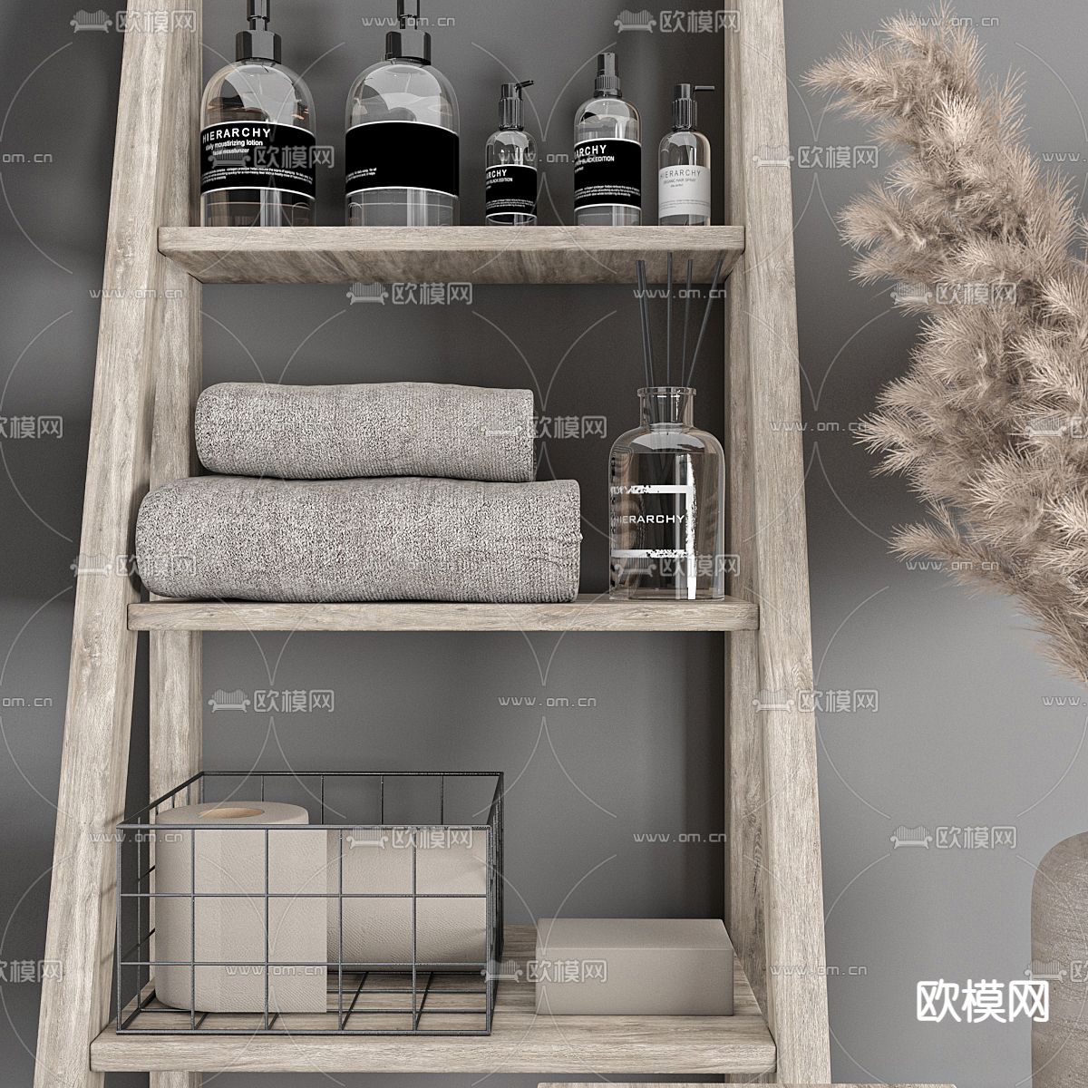 日用洗涤 洗浴用品3d模型下载（渲染图3）