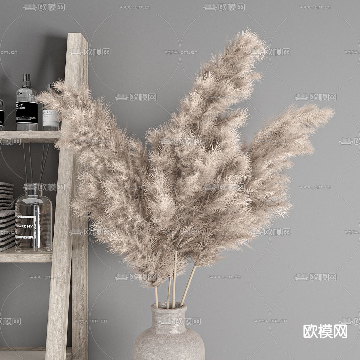 日用洗涤 洗浴用品3d模型下载（渲染图2）