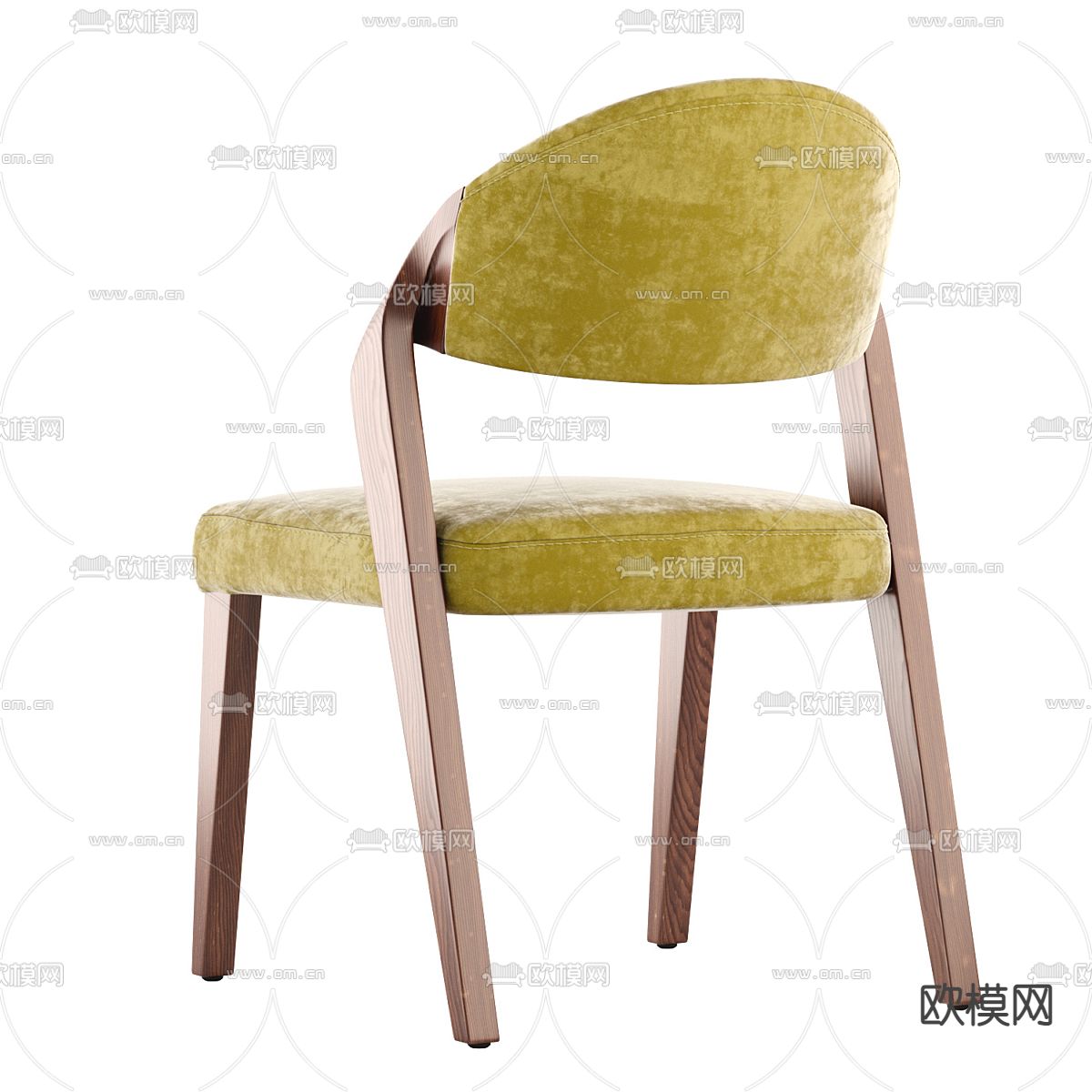 北欧椅子 餐椅3d模型下载（渲染图3）