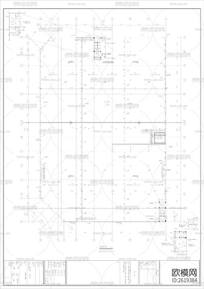 廠房CAD施工圖下載(渲染圖4)