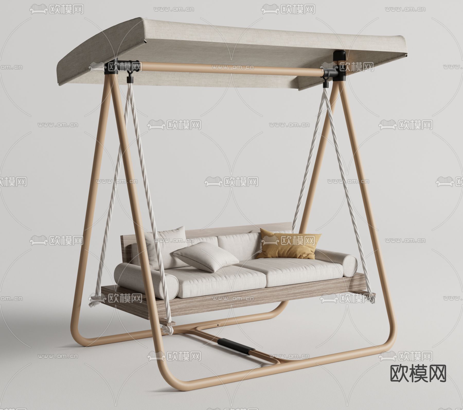 休闲秋千藤椅 3D模型 $11 - .max .obj - Free3D