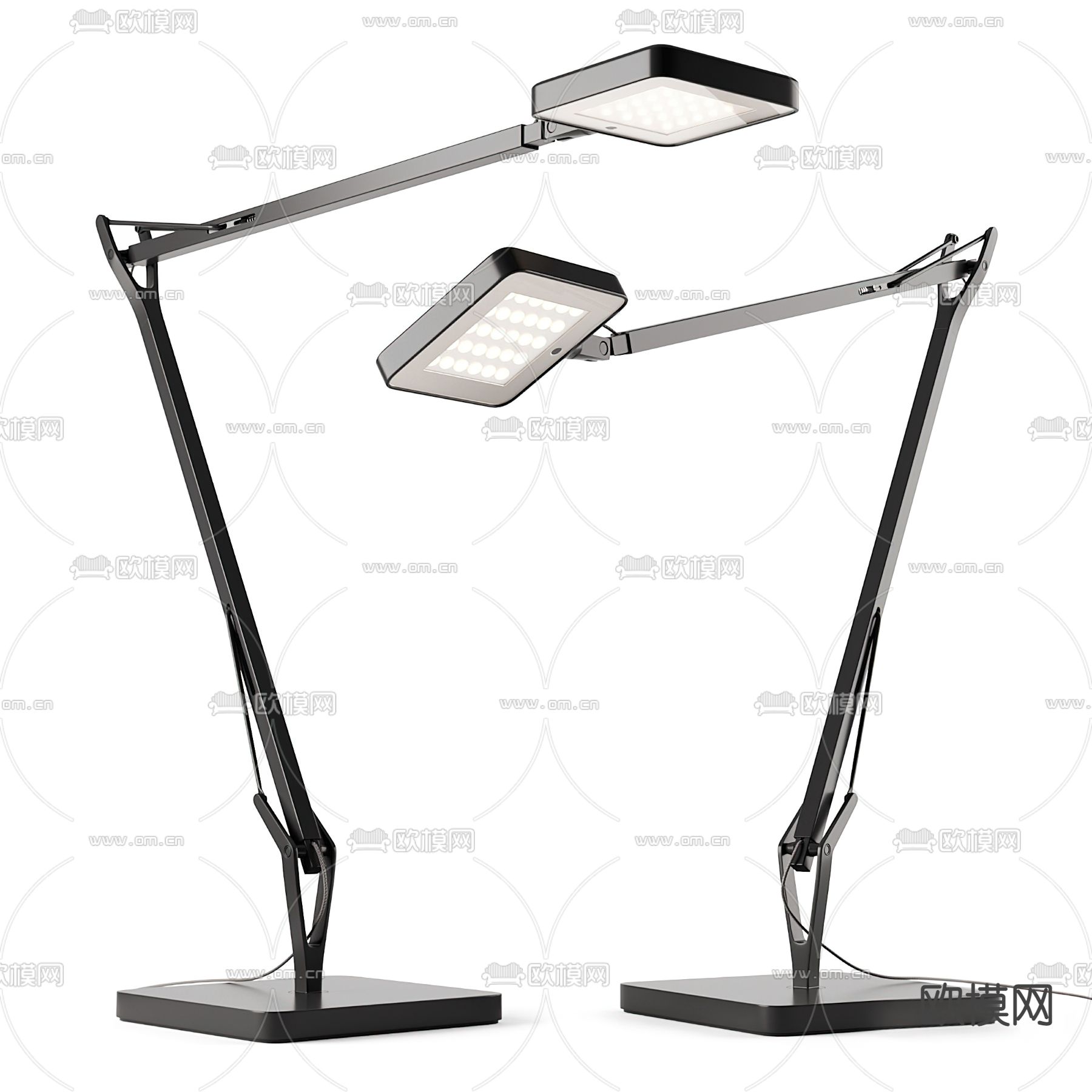 flos 台灯3d模型下载