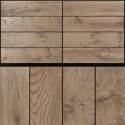 现代木地板su模型