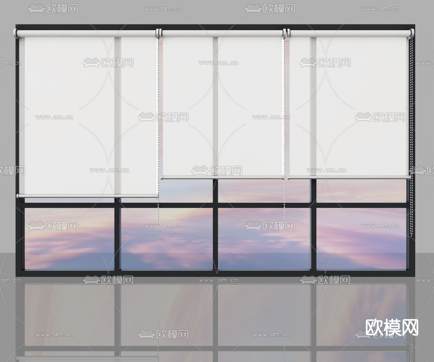 门帘 卷帘3d模型下载
