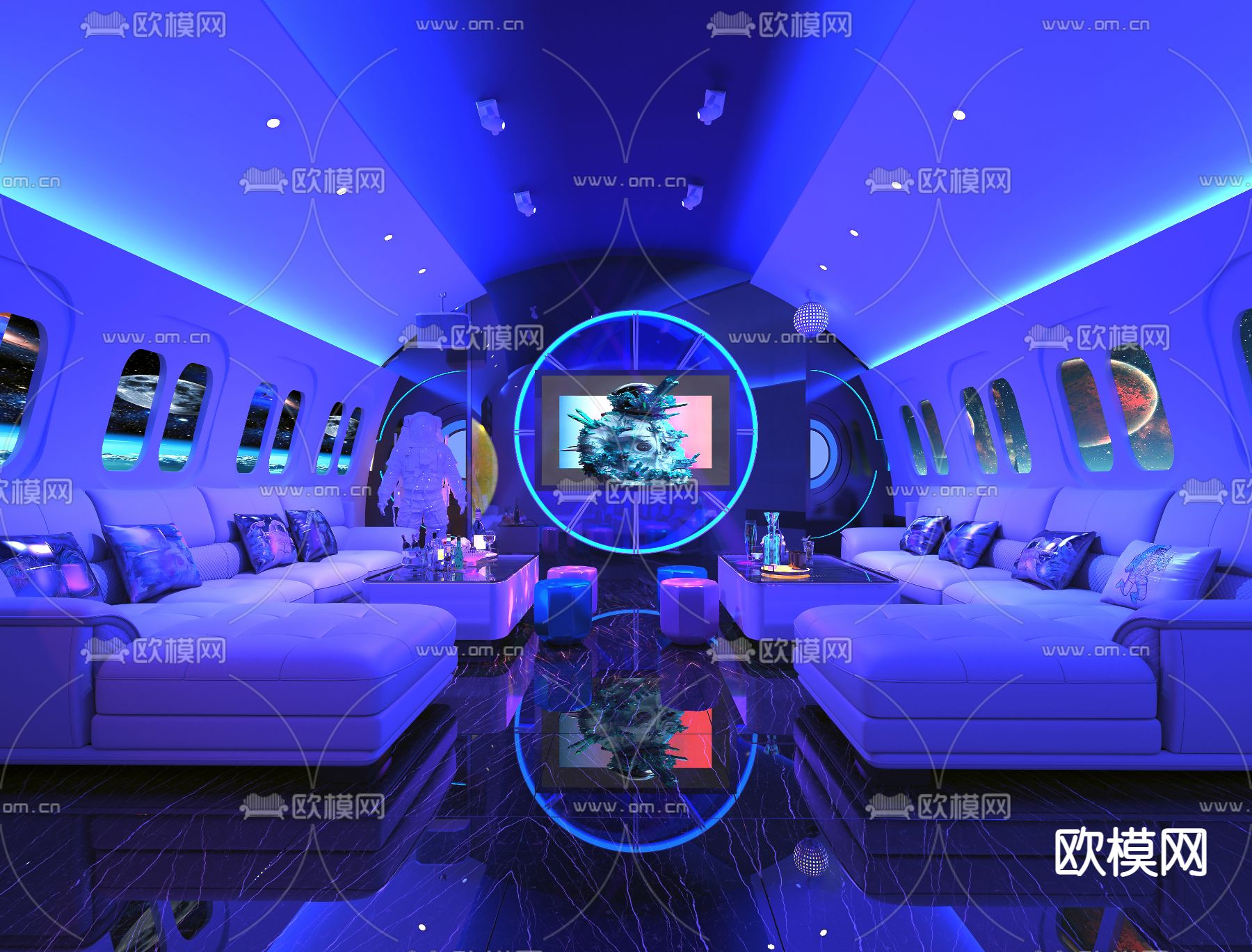 KTV包厢 酒吧 夜总会3d模型下载