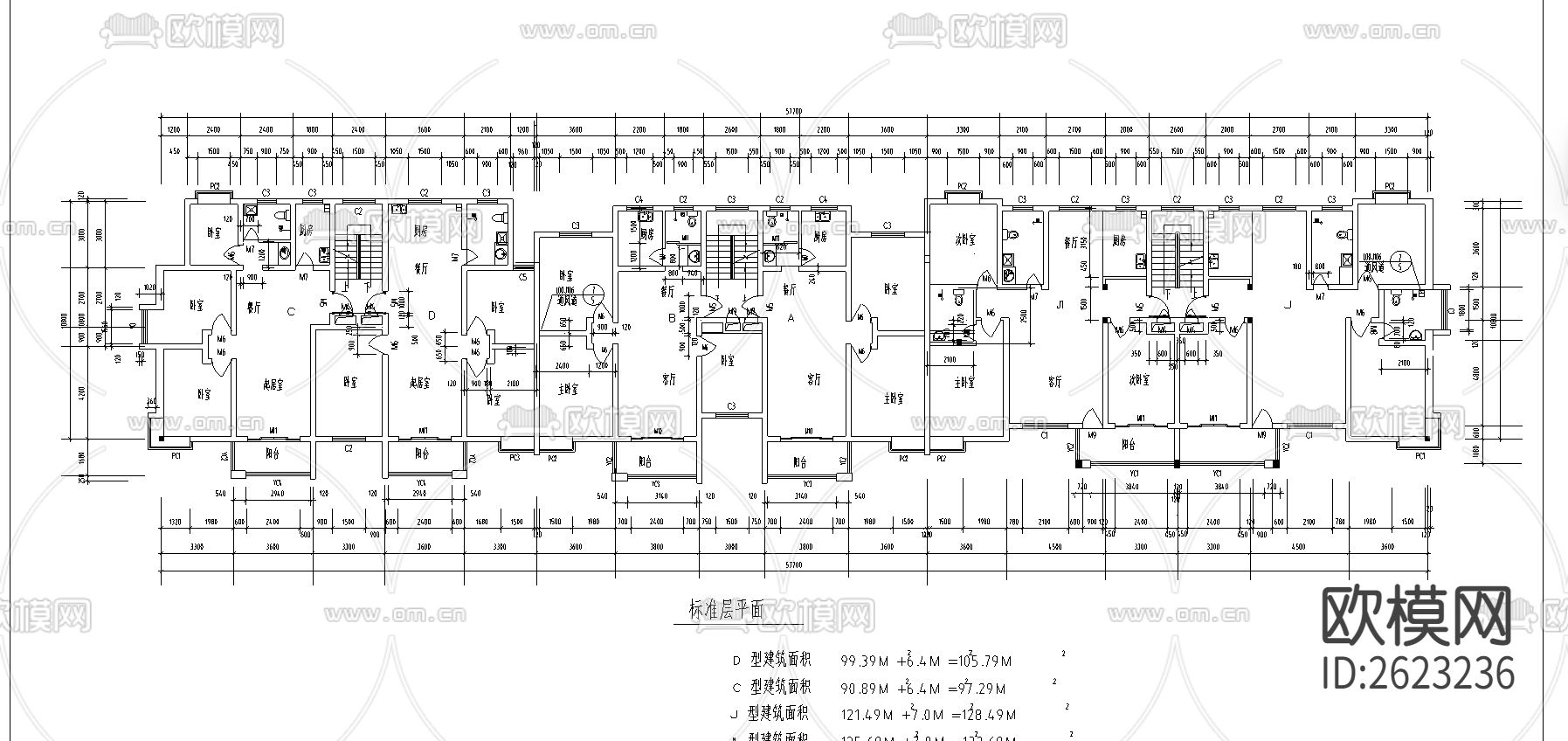 世纪花园CAD施工图下载（渲染图1）