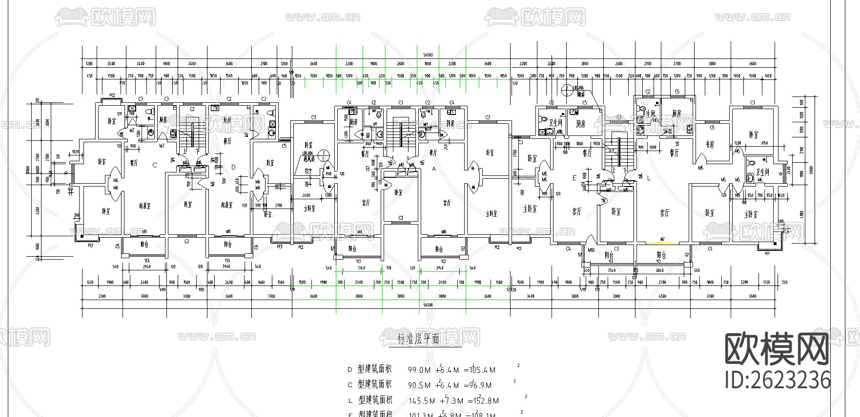 世纪花园CAD施工图下载（渲染图3）
