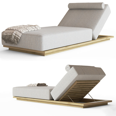  现代躺椅su模型 