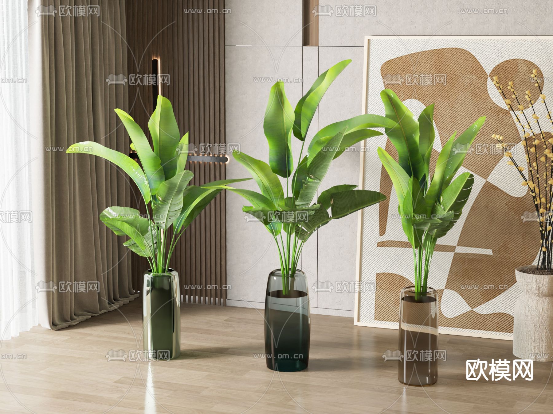 水生植物3d模型下载