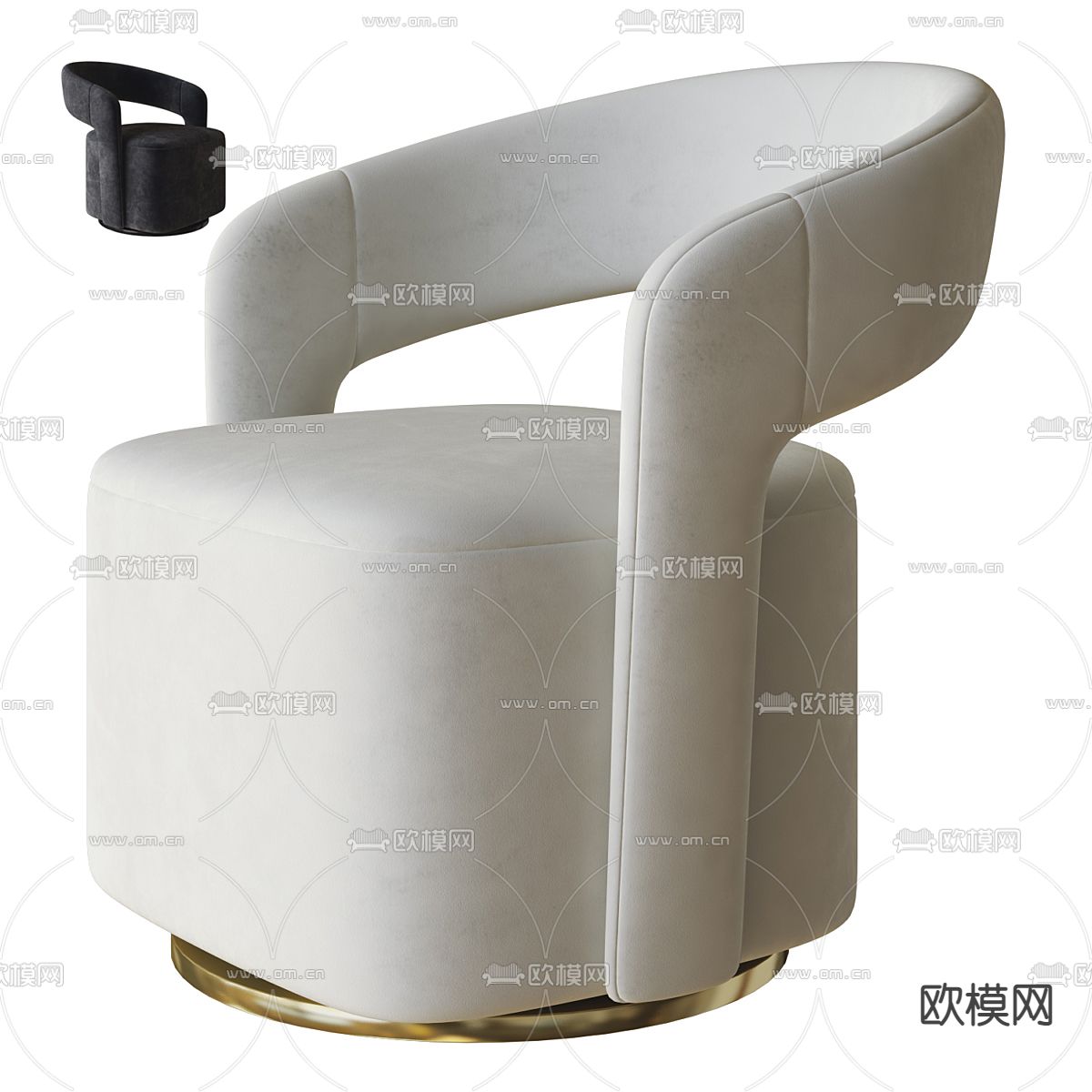 单人沙发3d模型下载