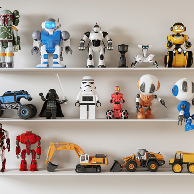  玩具 机器人 玩具车su模型 