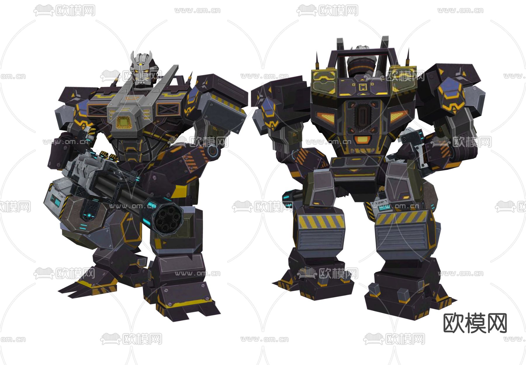 机器人su模型下载（渲染图2）