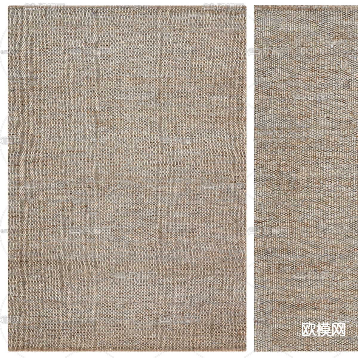 Carpet 麻布地毯 方毯su模型下载_ID14075031_sketchup模型下载-欧模网