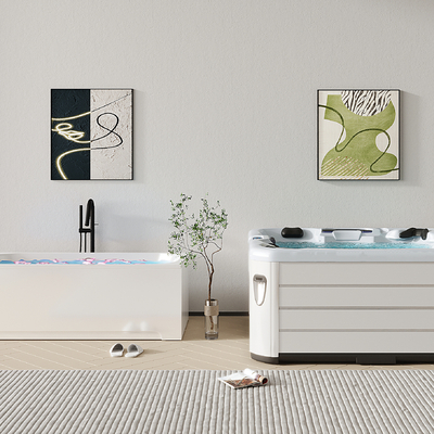  浴缸 按摩浴缸su模型 