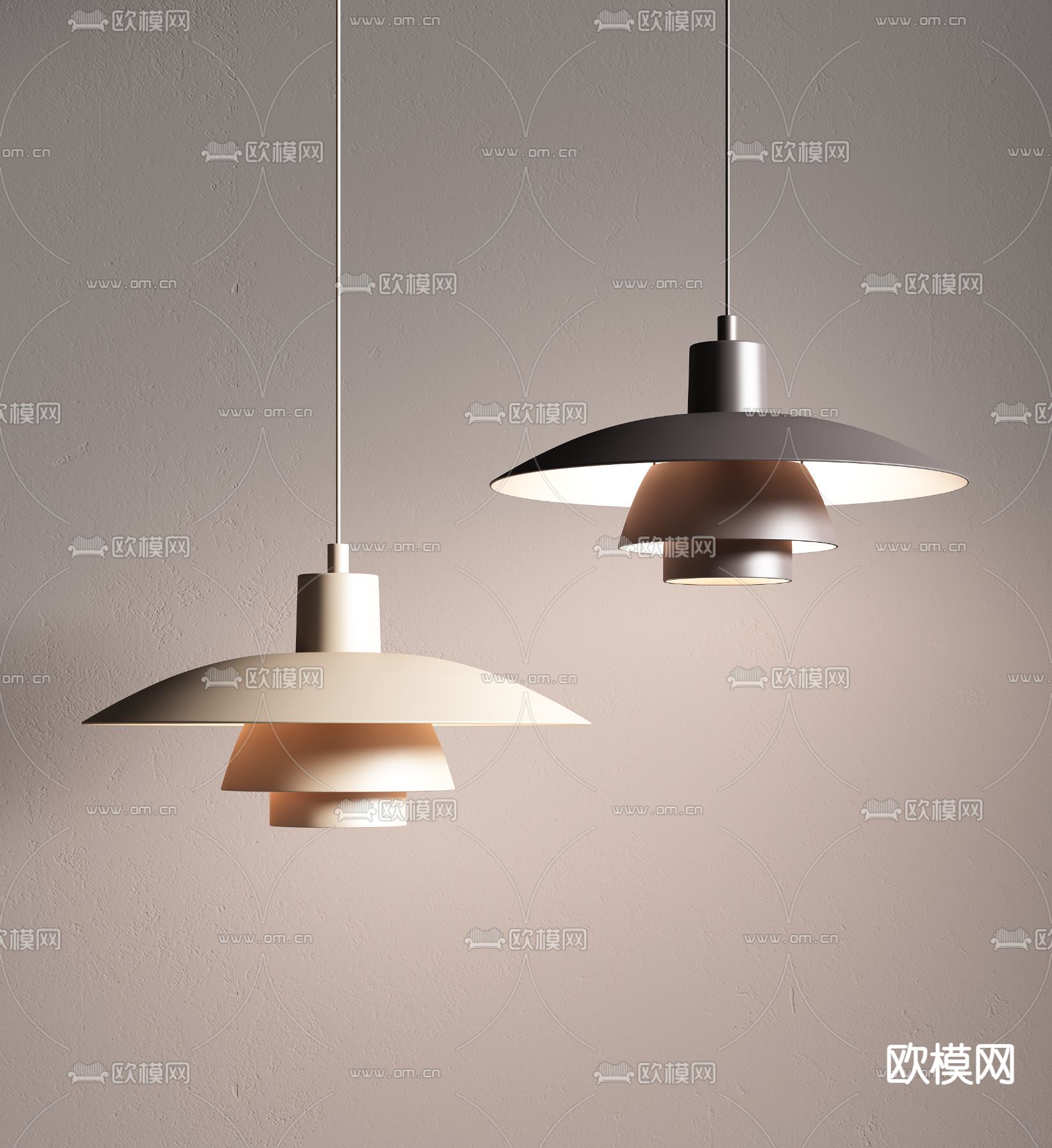 吊灯su模型下载（渲染图1）