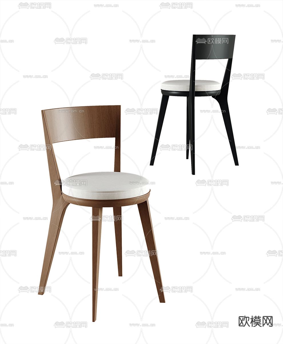 现代餐椅 椅子3d模型下载