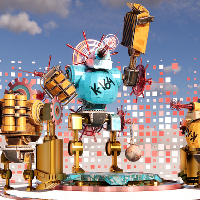  机器人 机甲 潮玩 手办su模型 