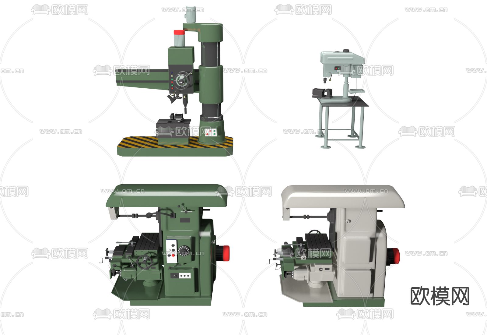 工厂机器3d模型下载（渲染图1）