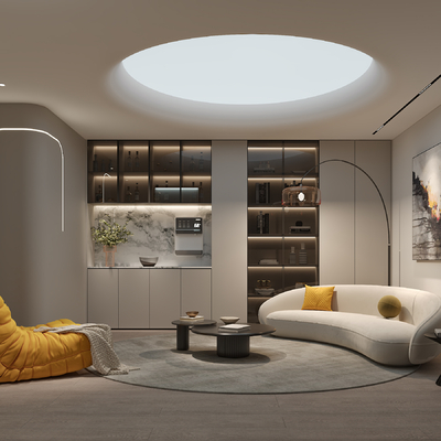  公司洽谈室 接待室su模型 