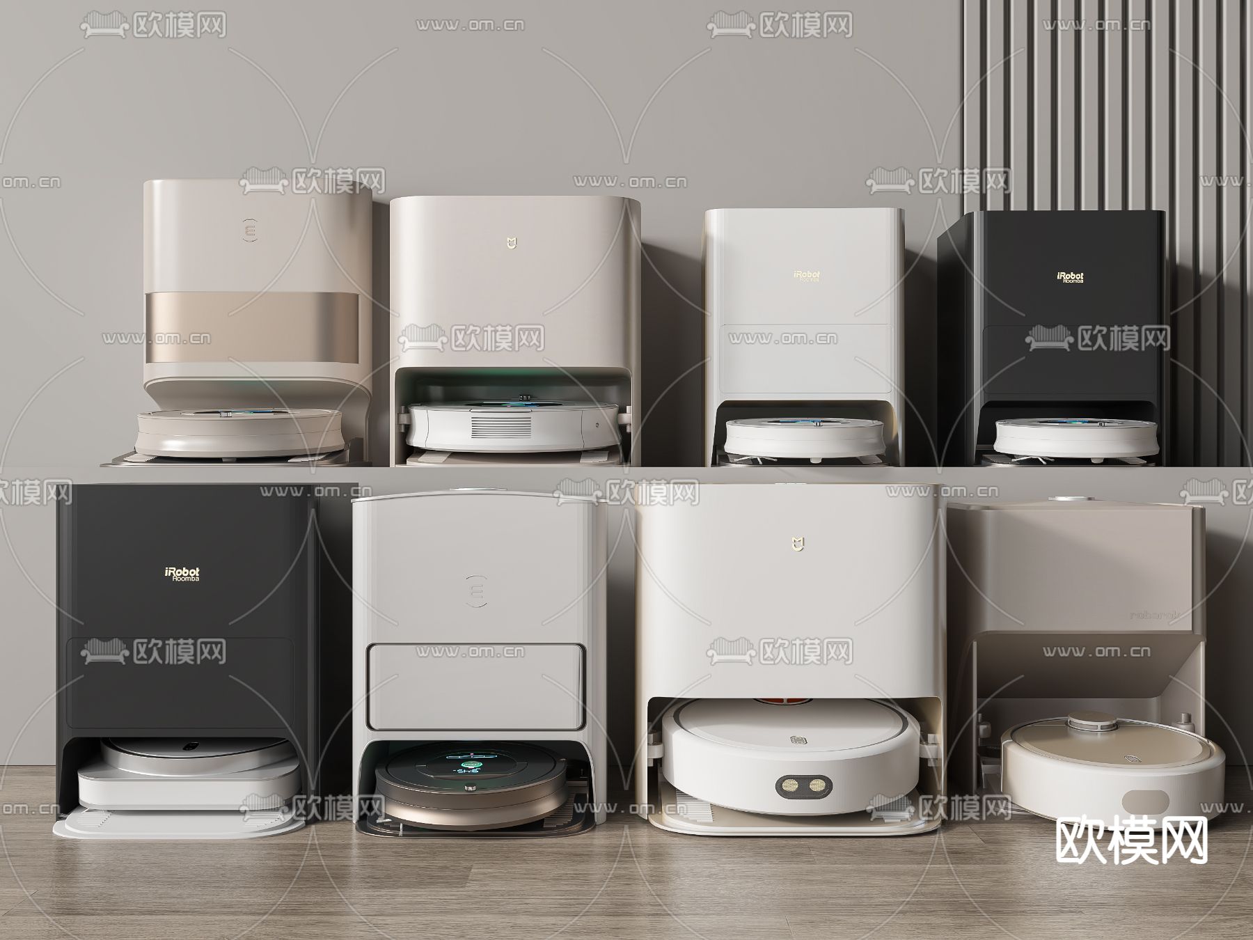 扫地机器人3d模型下载