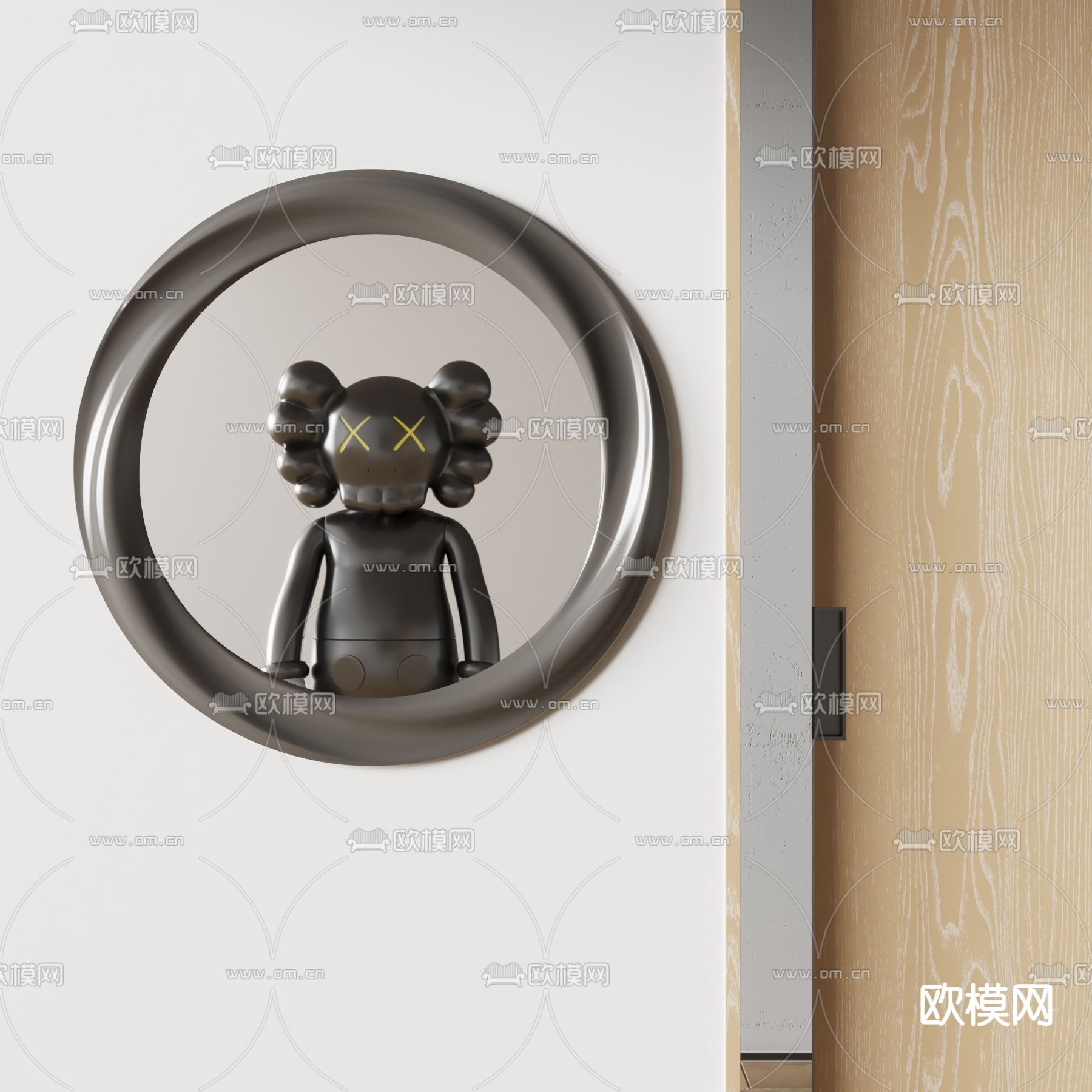 镜子 梳妆镜 装饰镜3d模型