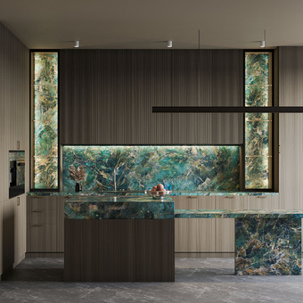 后现代厨房 橱柜3d模型