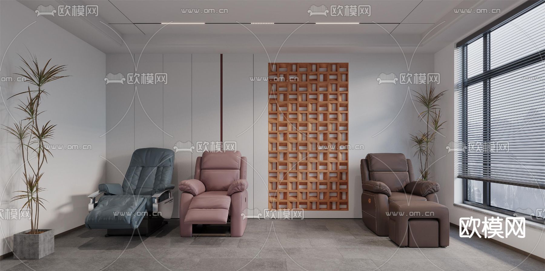 按摩椅 按摩沙发3d模型下载