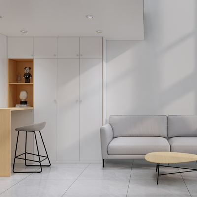  现代loft复式公寓su模型 