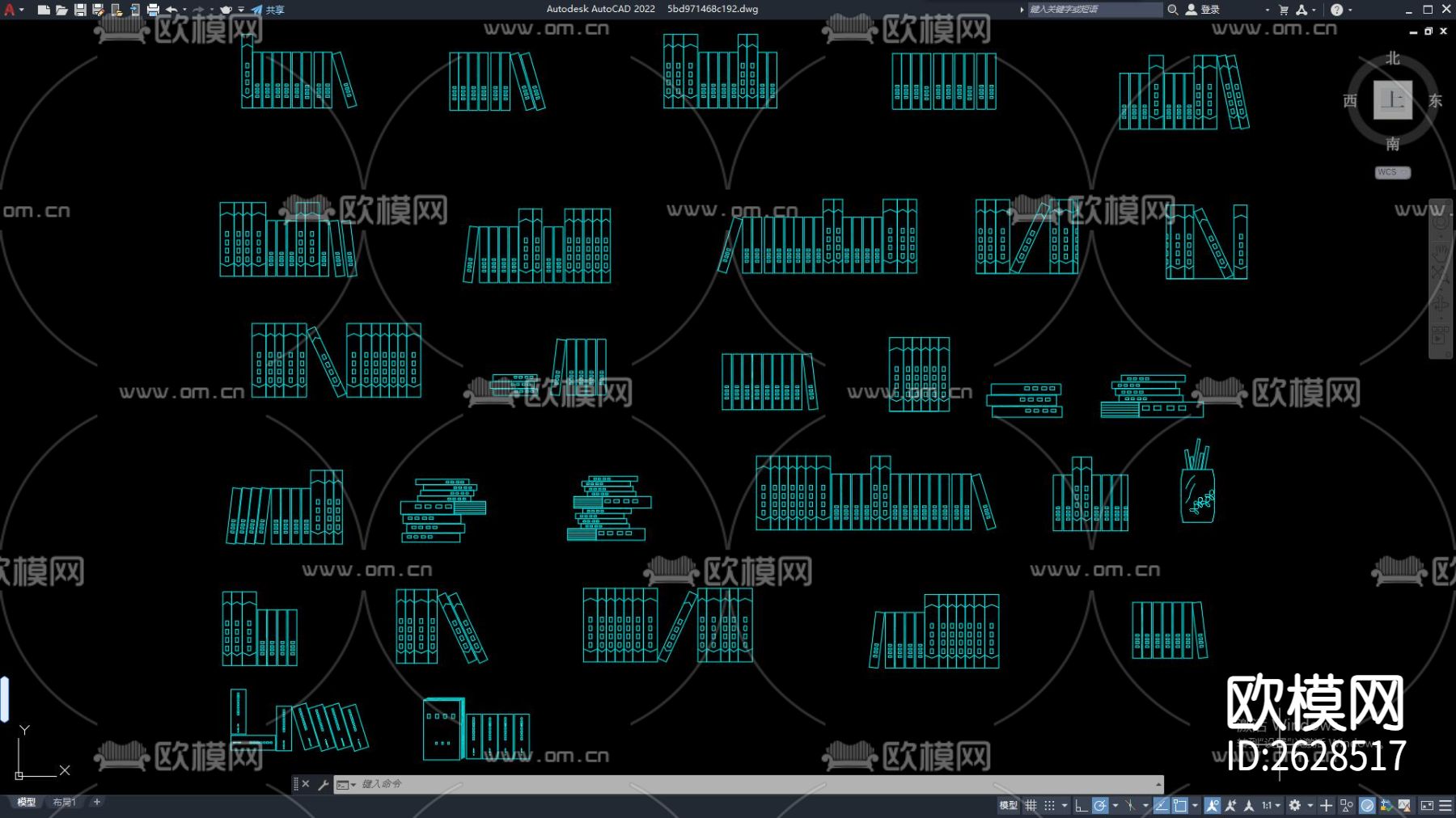 书籍CAD图库下载