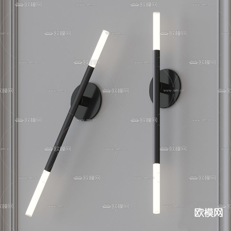 Meridian 条形壁灯3d模型下载_ID14083424_3dmax免费模型-欧模网