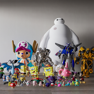  动漫手办 高达手办su模型 