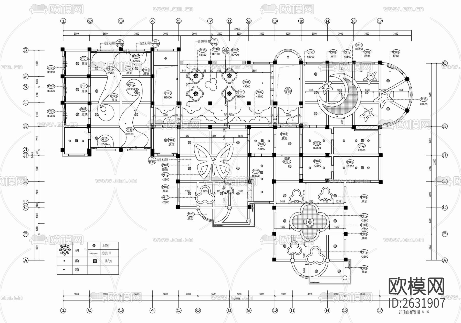幼儿园室内cad施工图下载（渲染图3）