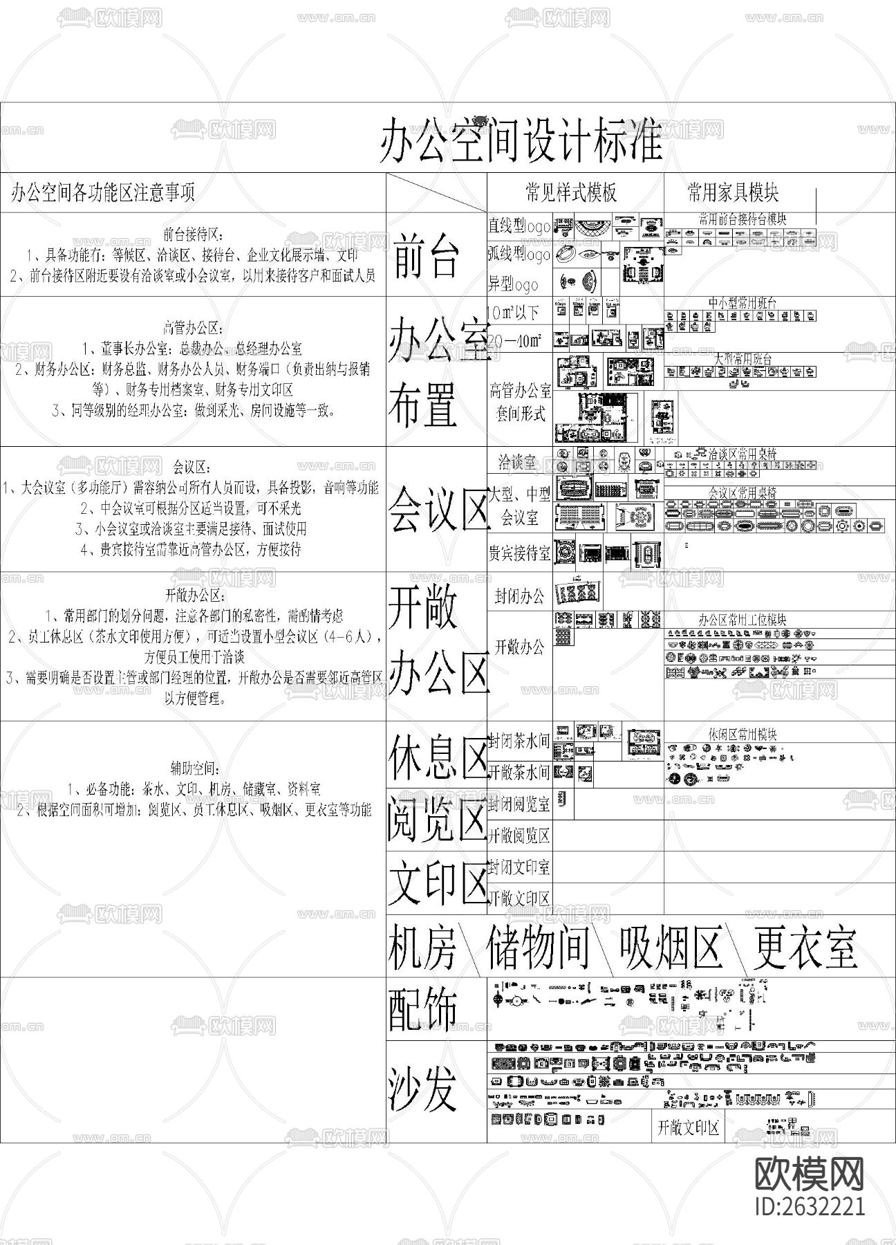 沙发 柜体 配饰合集cad图库下载（渲染图1）