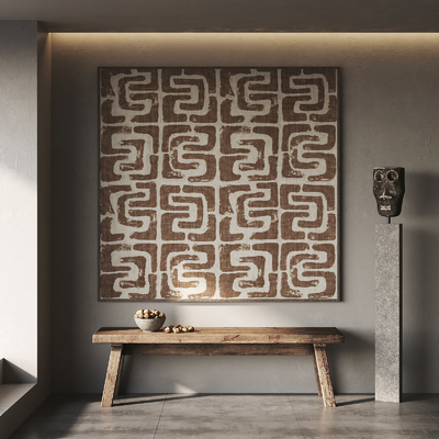  侘寂风装饰画su模型 