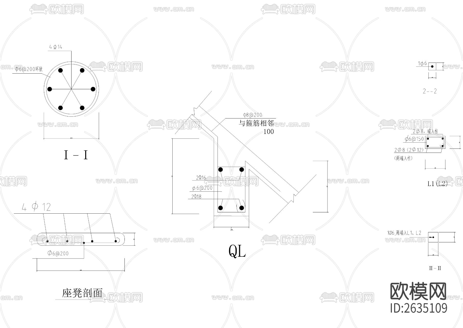 浇圆亭CAD节点大样下载（渲染图4）